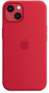 Чохол Silicone Case with Magsafe для iPhone 13 Red AAA фото