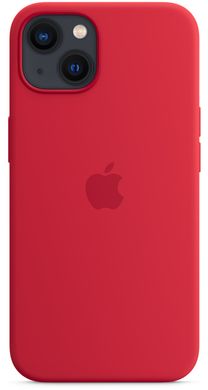 Чохол Silicone Case with Magsafe для iPhone 13 Red AAA фото