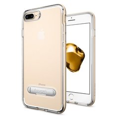Чехол противоударный SGP A quality Crystal Hybrid с подставкой для iPhone 7 Plus/8 Plus прозрачный Gold фото