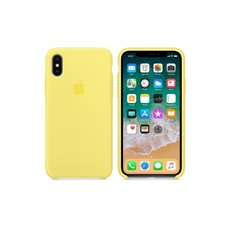 Чохол Apple Silicone case for iPhone X / XS Lemonade фото