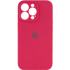 Чохол Silicone Case Full Camera Protective AA для Apple iPhone 15 Pro Rose Red фото