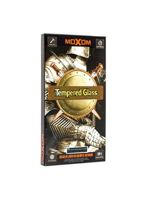 Защитное стекло для iPhone 12 Pro / 12 Moxom 3D с закругленными краями черная рамка Black фото