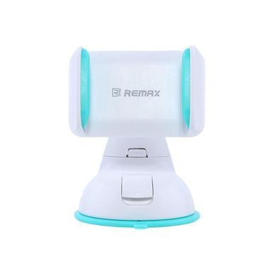 Автомобільний тримач для телефону Remax (OR) RM-C06 білий + блакитний White / Blue фото