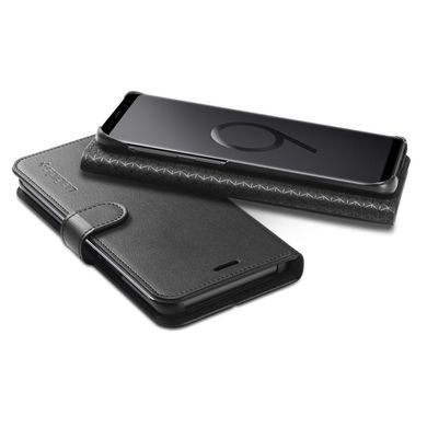 Чохол-книжка Spigen Original Wallet S для Samsung Galaxy S9 Plus чорний Black фото