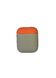 Силіконовий чохол для Airpods 1/2 сірий + оранжевий ARM тонкий Stone + Nectarine фото