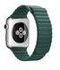 Ремешок Leather loop для Apple Watch 38/40mm кожаный зеленый магнитный ARM Series 5 4 3 2 1 Pine Green фото