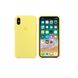 Чехол Apple Silicone case for iPhone X/XS Lemonade фото