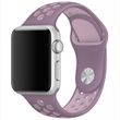 Ремінець Nike Band для Apple Watch 42 / 44mm силіконовий рожевий + фіолетовий спортивний ARM Series 6 5 4 3 2 1 Purple + Plum