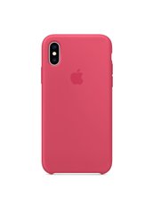 Чохол силіконовий soft-touch ARM Silicone case для iPhone Xs Max червоний Hibiscus фото