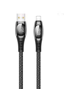 USB Кабель Lightning Usams U36 Black (US-SJ368) фото