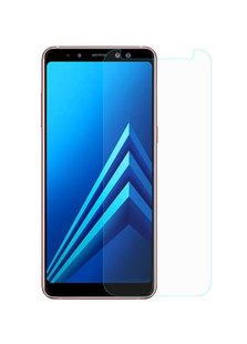 Защитное стекло прозрачное для Samsung A8 Plus фото