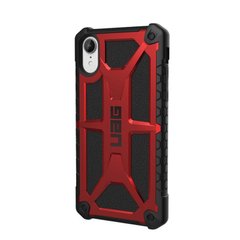 Чехол противоударный UAG Monarch для iPhone Xr красный ТПУ+пластик Crimson фото