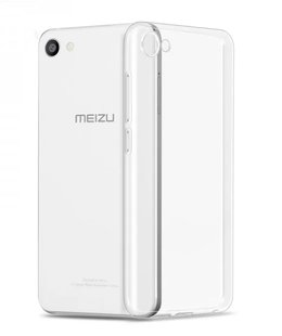 Чехол защитный силиконовый прозрачный для Meizu U20 фото