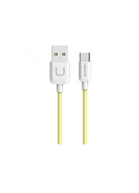 Кабель USB - Type-C Usams US-SJ099, 1м, цвет: жёлтый фото