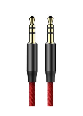 Кабель Baseus Audio Cable AUX 3.5mm Jack M30 Yiven 1m Red (CAM30-B91) фото