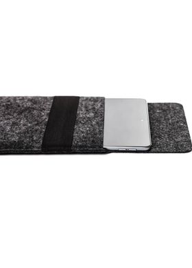 Войлочный чехол-конверт для iPad 10.5 вертикальный чёрный Black фото