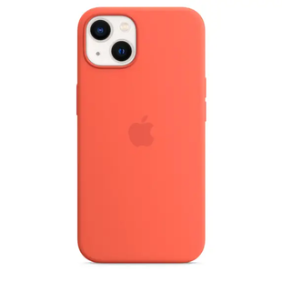 Чохол Silicone Case with Magsafe для Apple iPhone 13 Nectarine AAA фото