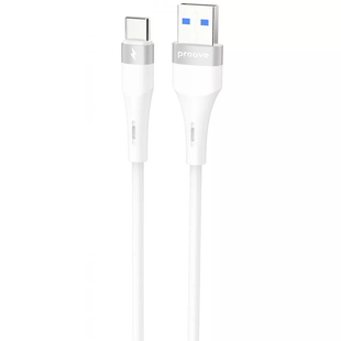 Кабель Proove Light Silicone Plus USB to Type-C 3A (1m) Black фото