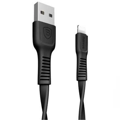 Кабель Lightning to USB Baseus (CALZY-B01) 1 метр черный Black фото