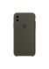 Чохол силіконовий soft-touch ARM Silicone case для iPhone Xr сірий Dark Olive фото