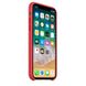Чехол силиконовый soft-touch ARM Silicone case для iPhone X/Xs красный (PRODUCT)Red