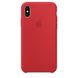 Чохол силіконовий soft-touch ARM Silicone case для iPhone X / Xs червоний (PRODUCT) Red