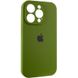 Чехол Silicone Case Full Camera Protective AA для Apple iPhone 14 Pro Dark Olive