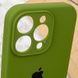 Чохол Silicone Case Full Camera Protective AA для Apple iPhone 14 Pro Dark Olive