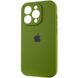 Чехол Silicone Case Full Camera Protective AA для Apple iPhone 14 Pro Dark Olive