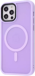 Чехол WAVE Matte Insane Case with MagSafe для iPhone 12 Pro Max Dark purple фото