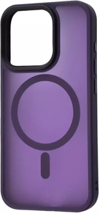 Чохол WAVE Matte Insane Case with MagSafe iPhone 15 Dark Purple фото