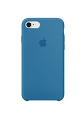 Чохол силіконовий soft-touch ARM Silicone Case для iPhone 7/8 / SE (2020) синій Turquoise Blue фото