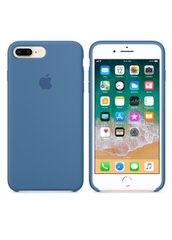 Чохол силіконовий soft-touch Apple Silicone case для iPhone 7 Plus / 8 Plus синій Denim Blue фото