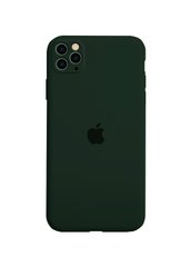 Чохол силіконовий soft-touch ARM Silicone Case для iPhone 11 Pro Max зелений Dark Green фото