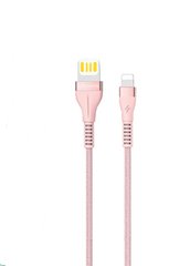 Кабель Lightning to USB Usams U33 1,2 метри Pink (US-SJ360) фото
