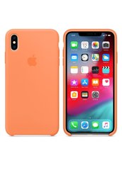 Чохол силіконовий soft-touch ARM Silicone case для iPhone Xs Max помаранчевий Papaya фото