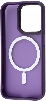 Чехол WAVE Matte Insane Case with MagSafe iPhone 15 Dark Purple фото