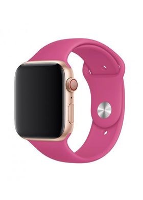 Ремінець Sport Band для Apple Watch 38 / 40mm силіконовий рожевий спортивний size (s) ARM Series 6 5 4 3 2 1 Dragon Fruit фото