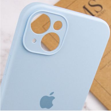 Чохол Silicone Case Full Camera Protective (AA) для Apple iPhone 13 (Блакитний / Sweet Blue) фото