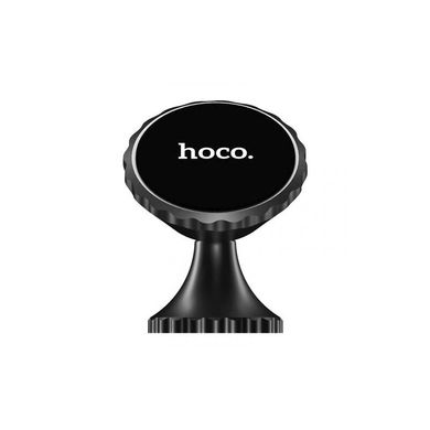Автомобільний тримач для телефону Hoco CA9 чорний Metal Black фото