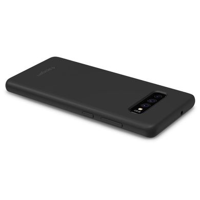 Чохол силіконовий Spigen Original Silicone Fit для Samsung Galaxy S10 чорний Black фото