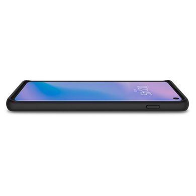 Чехол силиконовый Spigen Original Silicone Fit для Samsung Galaxy S10 черный Black фото