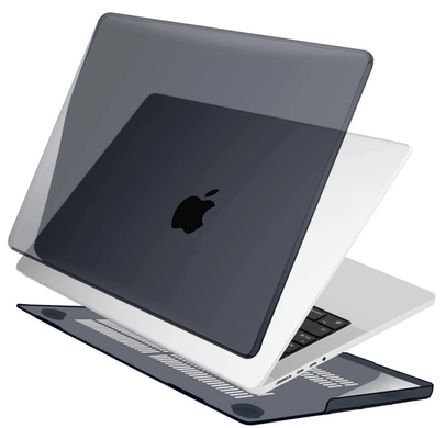 Накладка Hard Shell Case Crystal для MacBook Pro 14 M4/M3/M2/M1 Black фото