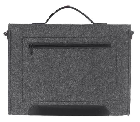 Фетровий чохол-сумка Gmakin для MacBook Air / Pro 13.3 чорний з ручками (GS14) Black фото