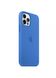 Чехол силиконовый soft-touch Apple Silicone case with Mag Safe для iPhone 12 Pro Max синий Capri Blue