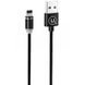 USB Cable Usams US-SJ292 Magnetic U-Sure Series Lightning Black 1m