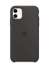 Чохол силіконовий soft-touch Apple Silicone Case для iPhone 11 чорний Black фото