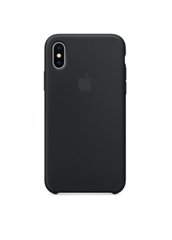 Чехол Apple Silicone case for iPhone X/XS black фото