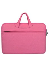 Тканевый чехол-сумка для MacBook 15 розовый ARM защитный с ручками Pink фото