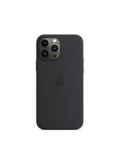 Чехол силиконовый soft-touch Apple Silicone case для iPhone 13 Pro Max черный Dark Night фото